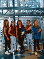 EUROPE 1986-92 comprised bassist John Levn, drummer Ian Haugland, singer Joey Tempest, keyboardist Mic Michaeli and guitarist Kee Marcello, and was at that point regarded as the band's classic line-up - at least by the non-Swedish audience.